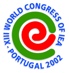 XIII World Congress Of IEA - Portugal 2002