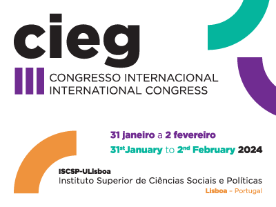 III Congresso Internacional do CIEG  31 Janeiro a 2 de Fevereiro, ISCSP, Lisboa